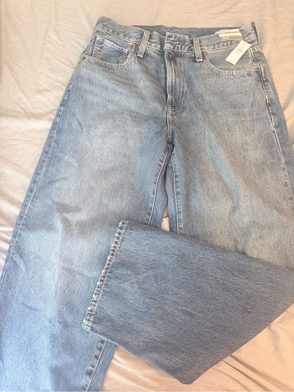GAP x Hailey Bieber Extra Baggy Light Indigo Jeans- Sold Out!